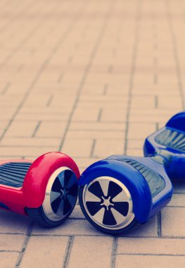 Modern elektrikli mini segway vurgulu kurulu scooter