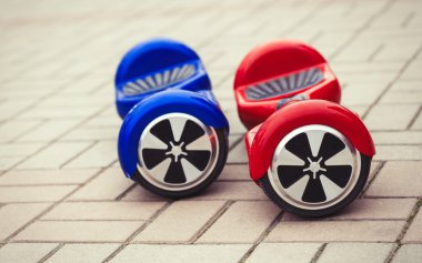 Modern elektrikli mini segway vurgulu kurulu scooter