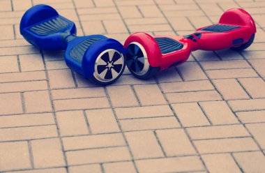 Modern elektrikli mini segway vurgulu kurulu scooter