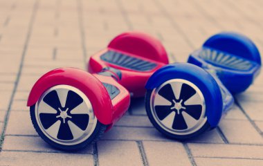 Modern elektrikli mini segway vurgulu kurulu scooter