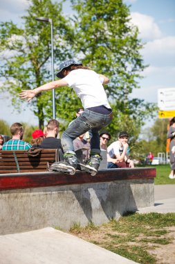 Agresif paten buz pateni Yarışması