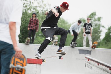 Moskova skate Park kaykay Yarışması