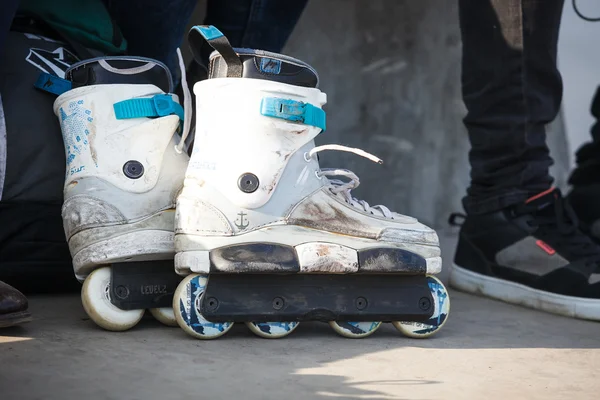 Concurso de patinação patinagem patinagem agressivo — Fotografia de Stock