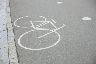 Ayrı Bisiklet lane işareti Park