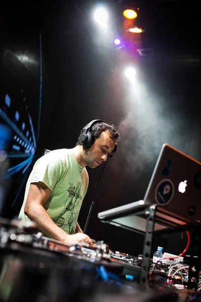 Concert of DJ Kentaro in Moscow — Stock Photo, Image