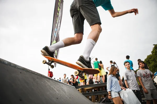 Festival de caras y cordones en Moscú — Foto de Stock