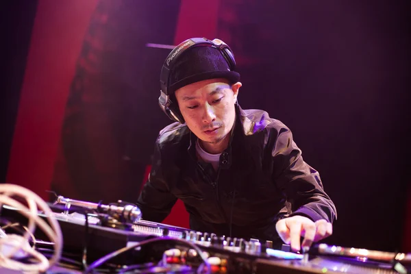 Concerto di DJ Kentaro a Mosca — Foto Stock