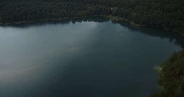 Vidéo Drone Aérien Belle Station Naturelle Blue Lakes Ukraine Caméra — Video