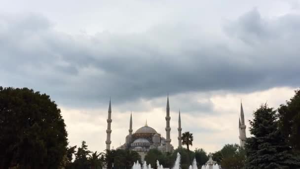 Istanbul Mayo 2018 Mezquita Sultan Ahmet Conocida Como Mezquita Azul — Vídeos de Stock