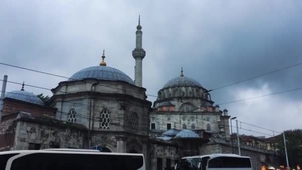 Стамбул Турция Мая 2018 Года Историческая Мечеть — стоковое видео