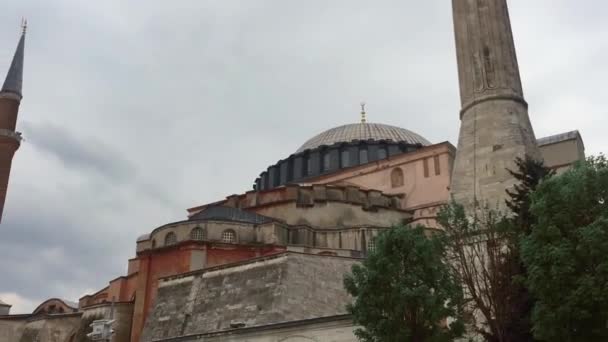 Istanbul Mai 2018 Hagia Sophia Große Moschee Gefilmt Frühling Schönes — Stockvideo