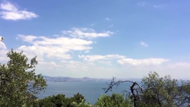 Videoclip Vom Hafen Der Bosporus Wasserstraße Istanbul — Stockvideo