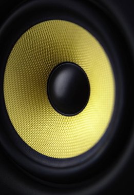 İpek difüzörlü hoparlör kutusu. Ses kayıt stüdyosundaki müzisyenler için profesyonel konuşmacılar. Yüksek kalitede müzik dinle.