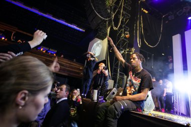 Travis Scott Moskova'da gerçekleştirme