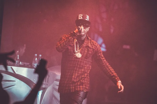 Tyga actuando en Moscú, Rusia —  Fotos de Stock