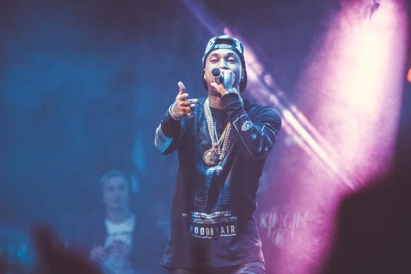 Tyga en concert à Moscou, Russie — Photo