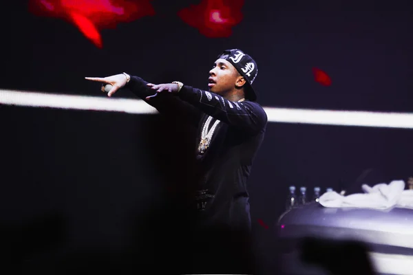 Tyga auftritt in moskau, russland — Stockfoto