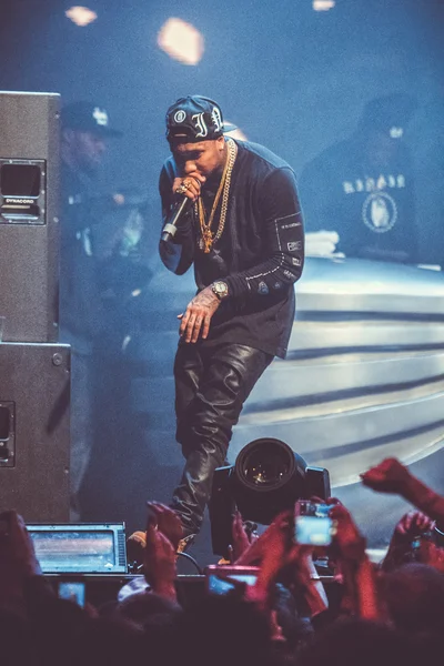 Tyga atuando em Moscou, Rússia — Fotografia de Stock