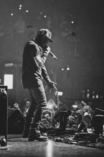 Tyga atuando em Moscou, Rússia — Fotografia de Stock