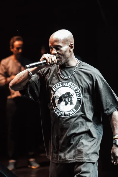 DMX peforming in Moscow, Russia — Stock Photo, Image