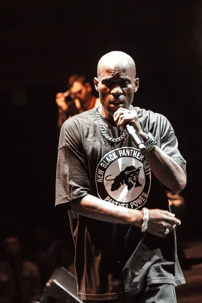 DMX peforming in Moscow, Russia — Stock Photo, Image