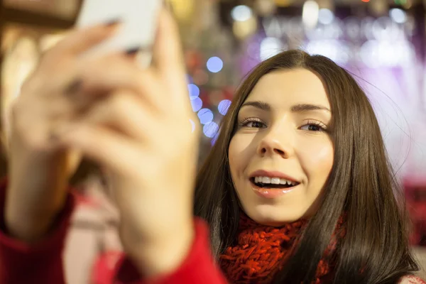 Chica sonriente alegre — Foto de Stock