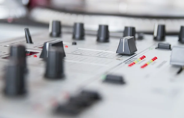 Ljud blandning controller — Stockfoto