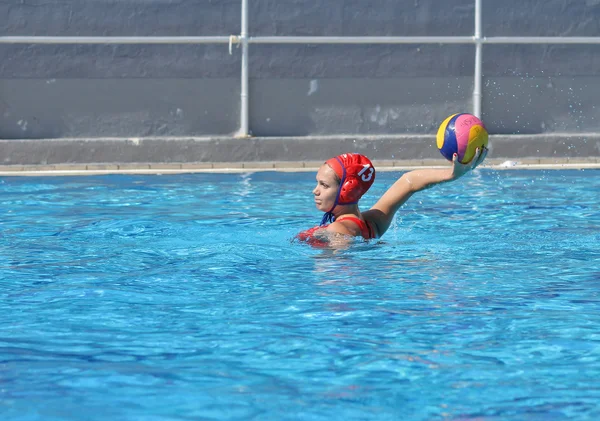 Campeonato femenino de waterpolo en Atenas Grecia — Foto de Stock