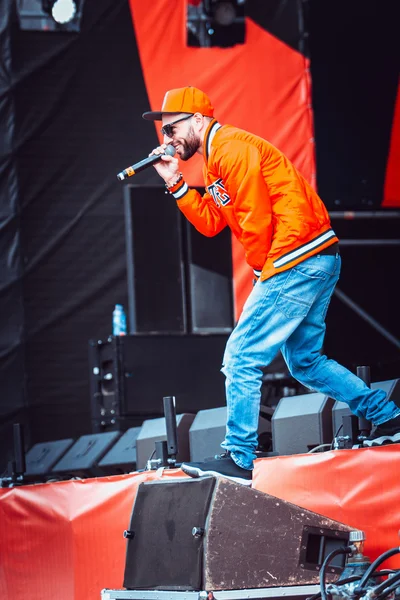 Big Rap concert in Luzhniki Moscow — Stock Photo, Image
