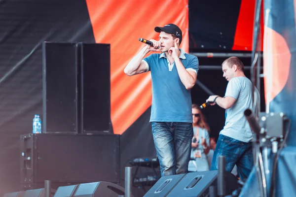 Großes Rap-Konzert in Luschniki Moskau — Stockfoto