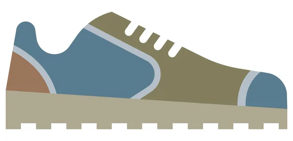Sneakers Chaussures Icône Vectoriel Illustration — Image vectorielle