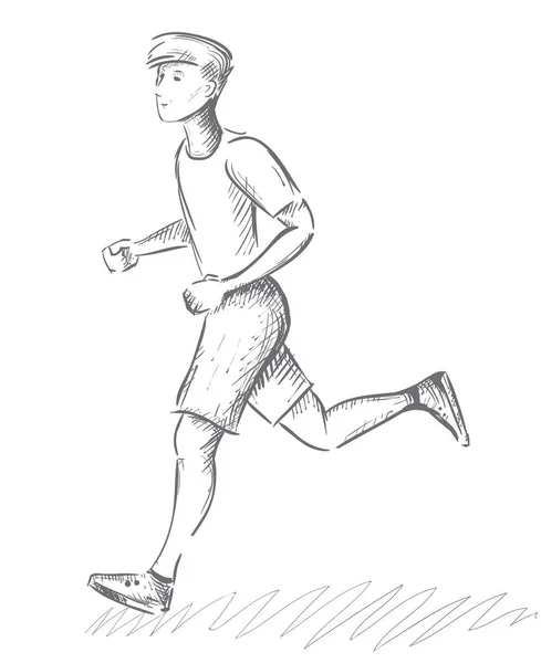 Vetores de Um Desenho De Linha Do Atleta Correndo Rápido e mais imagens de  Correr - Correr, Arte Linear, Contorno - iStock