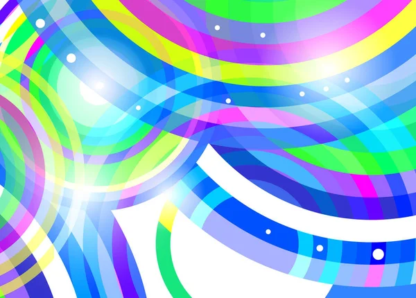 Abstracte Gekleurde Achtergrond Met Cirkels — Stockvector