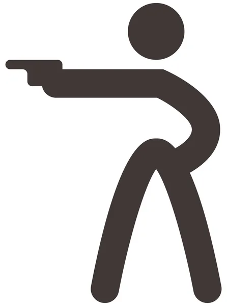 Icono de disparo — Vector de stock