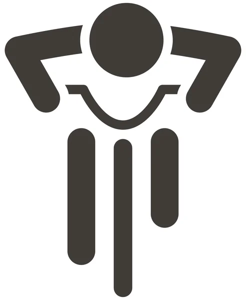 Jazda na rowerze drogowym ikona Ilustracje Stockowe bez tantiem