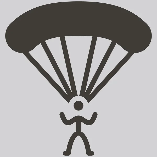 Icona del paracadute sportivo Vettoriale Stock