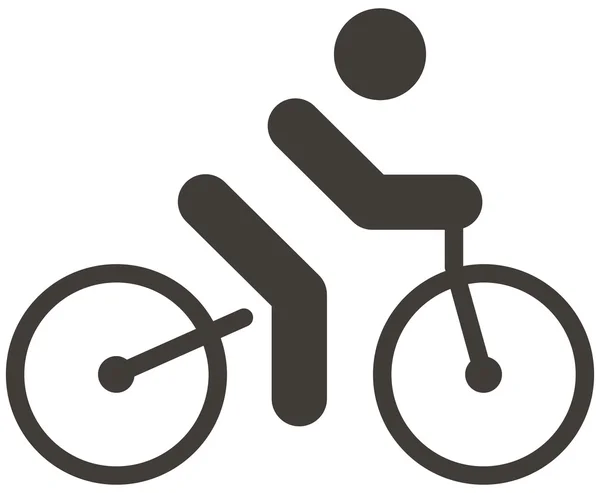 Ciclismo icona della strada Vettoriali Stock Royalty Free