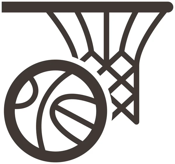 Basket-ikonen Royaltyfria Stockvektorer