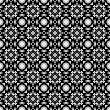 Çiçeklerle kusursuz dantel arkaplan