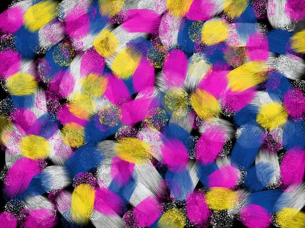 Абстрактний Барвистий Фон Художній Фарбами Сплесками — стокове фото