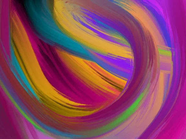 Абстрактный Фон Цветными Полосами — стоковое фото