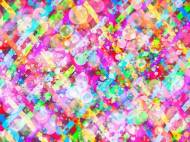 Işık ve renklerle soyut arkaplan