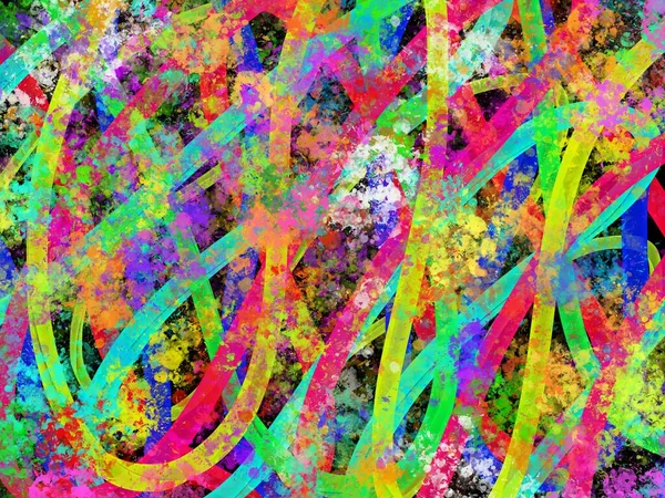 Farbenfroher Hintergrund Abstrakt Mit Verschiedenen Farben — Stockfoto