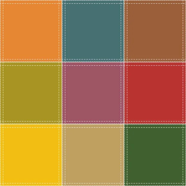 Fondo patchwork con diferentes patrones — Archivo Imágenes Vectoriales