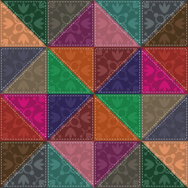 Patchwork-Hintergrund — Stockvektor