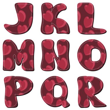 karalama defteri alfabe illüstrasyon