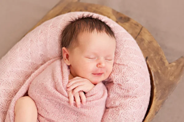 Newborn baby girl — Stock Photo, Image