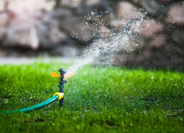 Water sprayer in the park — Stock Photo, Image