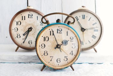 Antika arka plan - nadir çalar saat. Zaman kavramı.