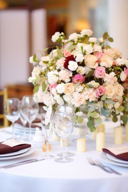 Güzel masa için Festival olay ayarla